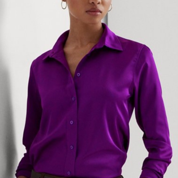 Ralph Lauren Silk Blouse (NWT) - Picture 1 of 13